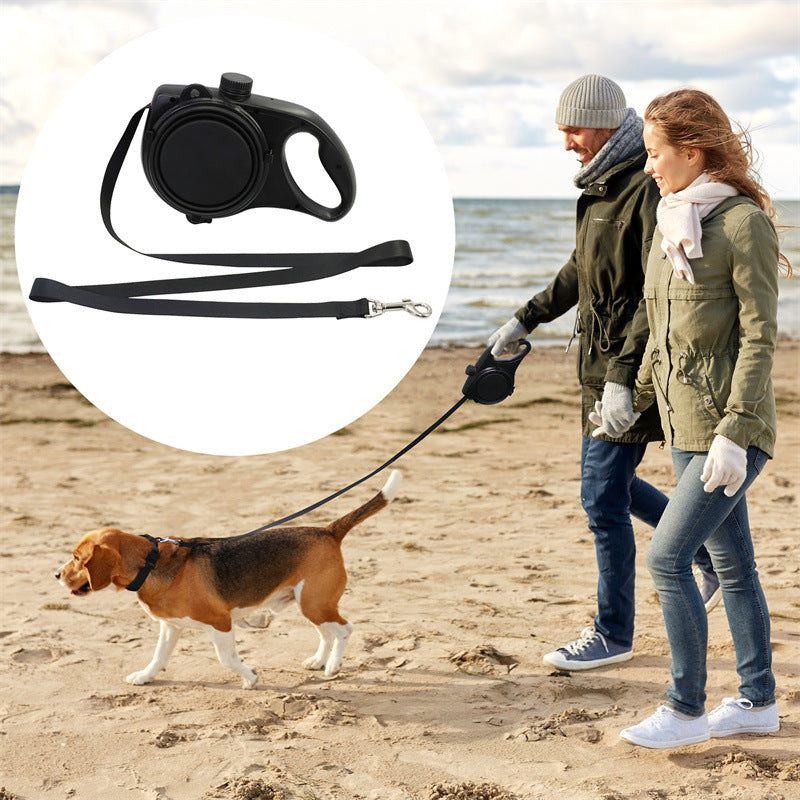 Multifunctional Dog Leash with Bowl